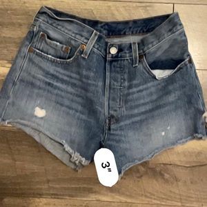 Ladies Levi 501 Original Shorts